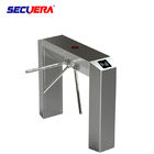Entrance Low prices Access control 304 stainless steel security flap turnstile with fingerprint reader /face recognition