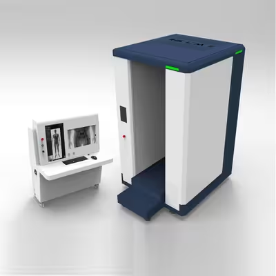 Dual View Security Body Scanner Snelle Inzet Compact Ontwerp